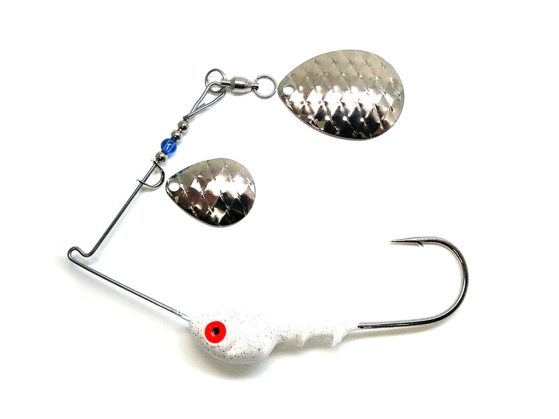 Spinnerbait Colorado Nickel Scale Blades