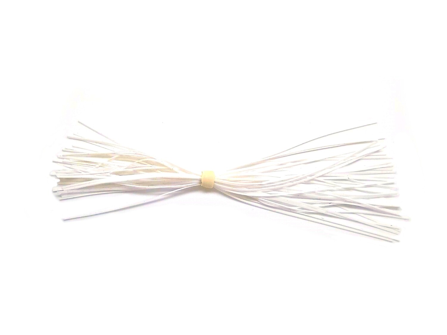 Spinnerbait Colorado Nickel Plain/Chopper Gold Plain Blades, Skirt Color: Pure White