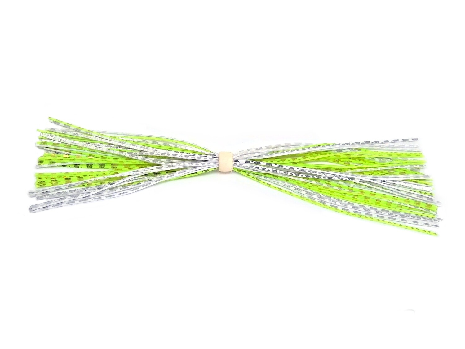 Skirt - White Chrome Chartreuse Gold Flash