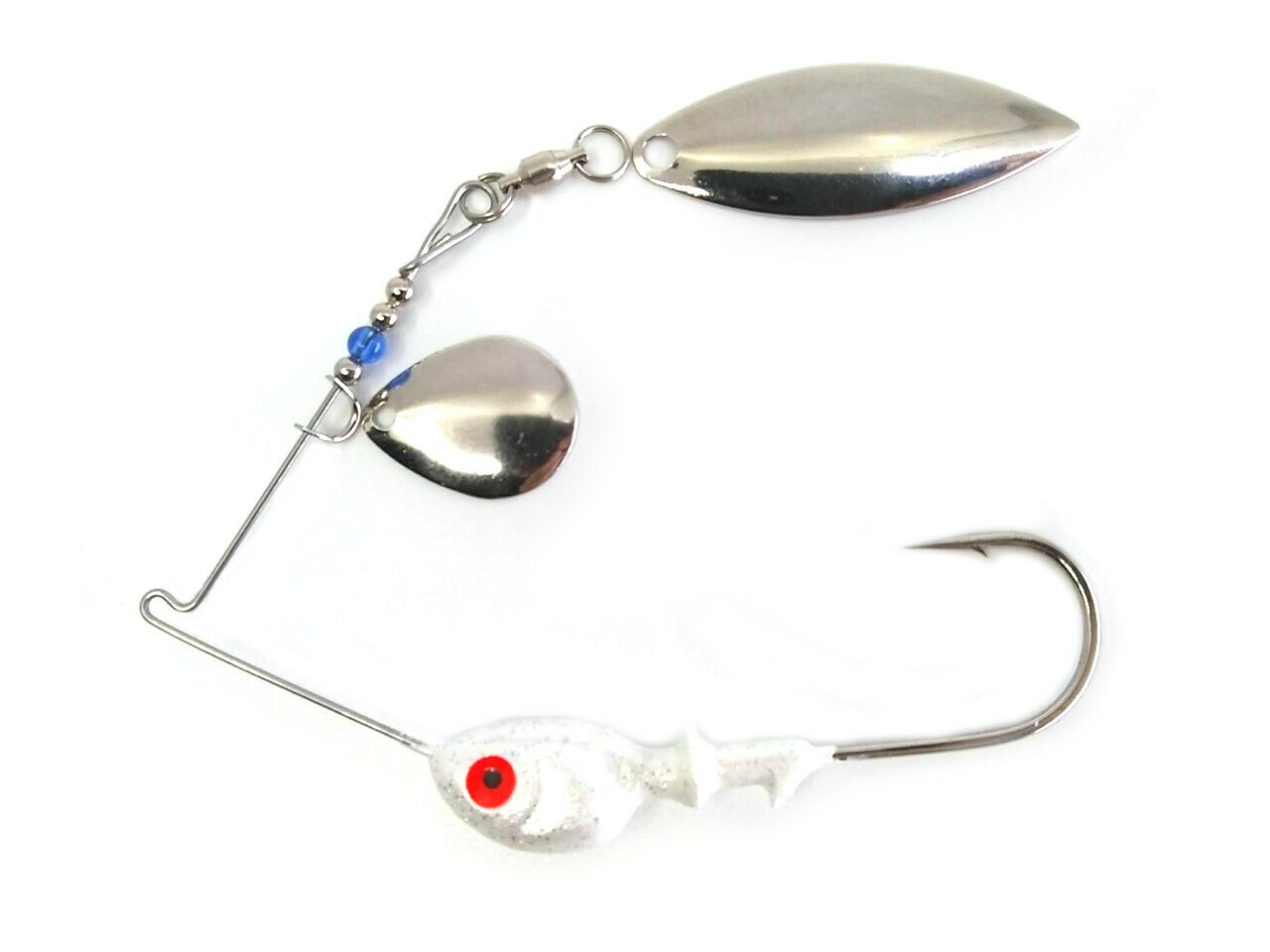 Spinnerbait Colorado/Willow Nickel Plain Blades