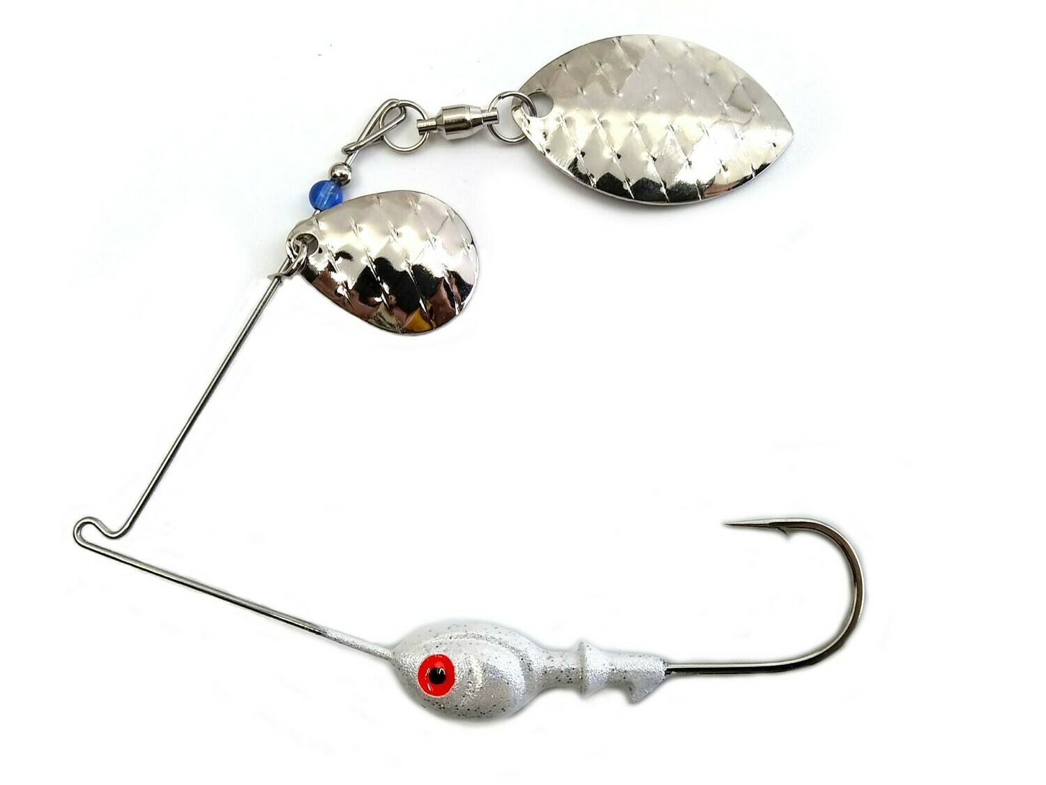 Spinnerbait Colorado Nickel Scale/Wide Willow Nickel Scale Blades