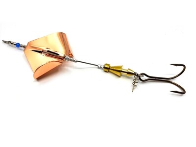 Inline Buzzbait - Plated Copper Blade