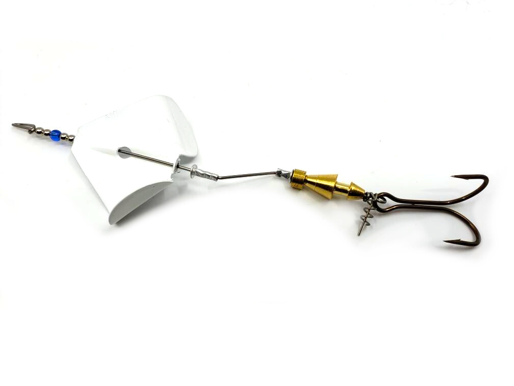 Inline Buzzbait - White Blade