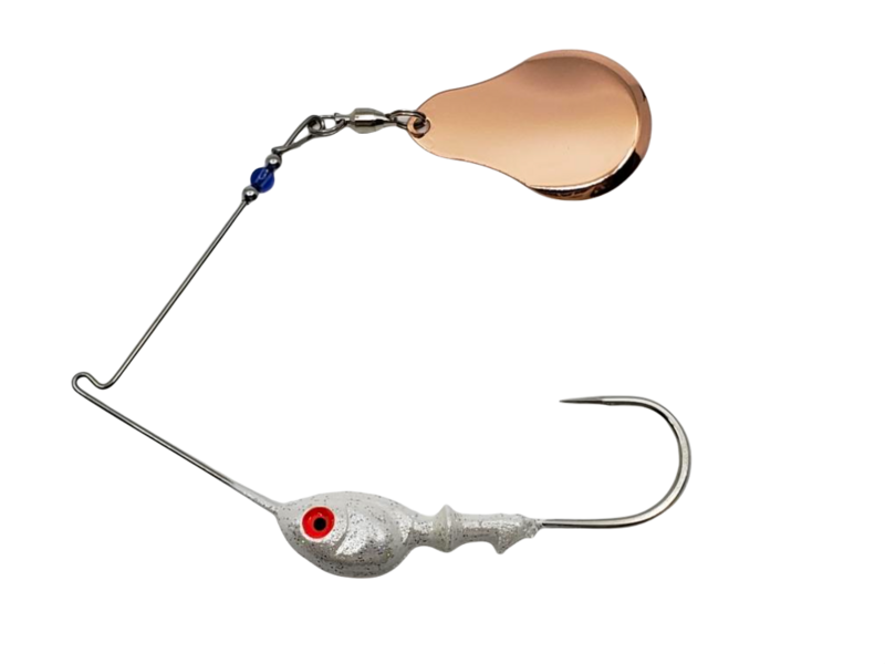Spinnerbait Single Spin Copper Chopper Plain Blade