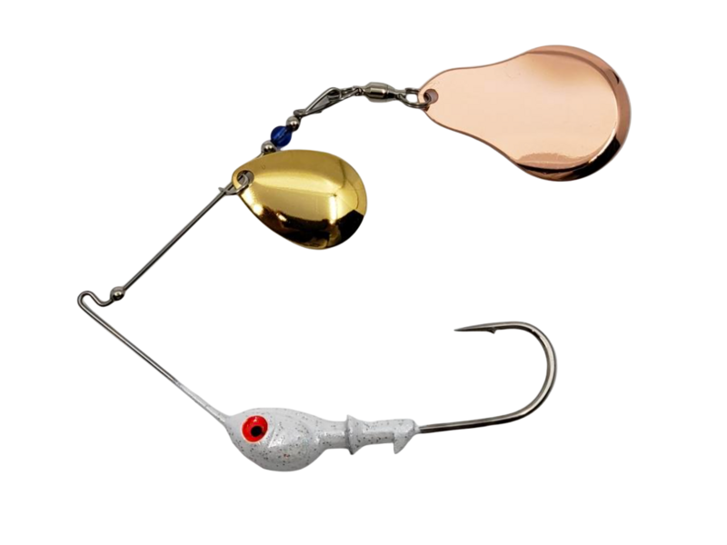 Spinnerbait Colorado Gold/Chopper Copper Plain Blades
