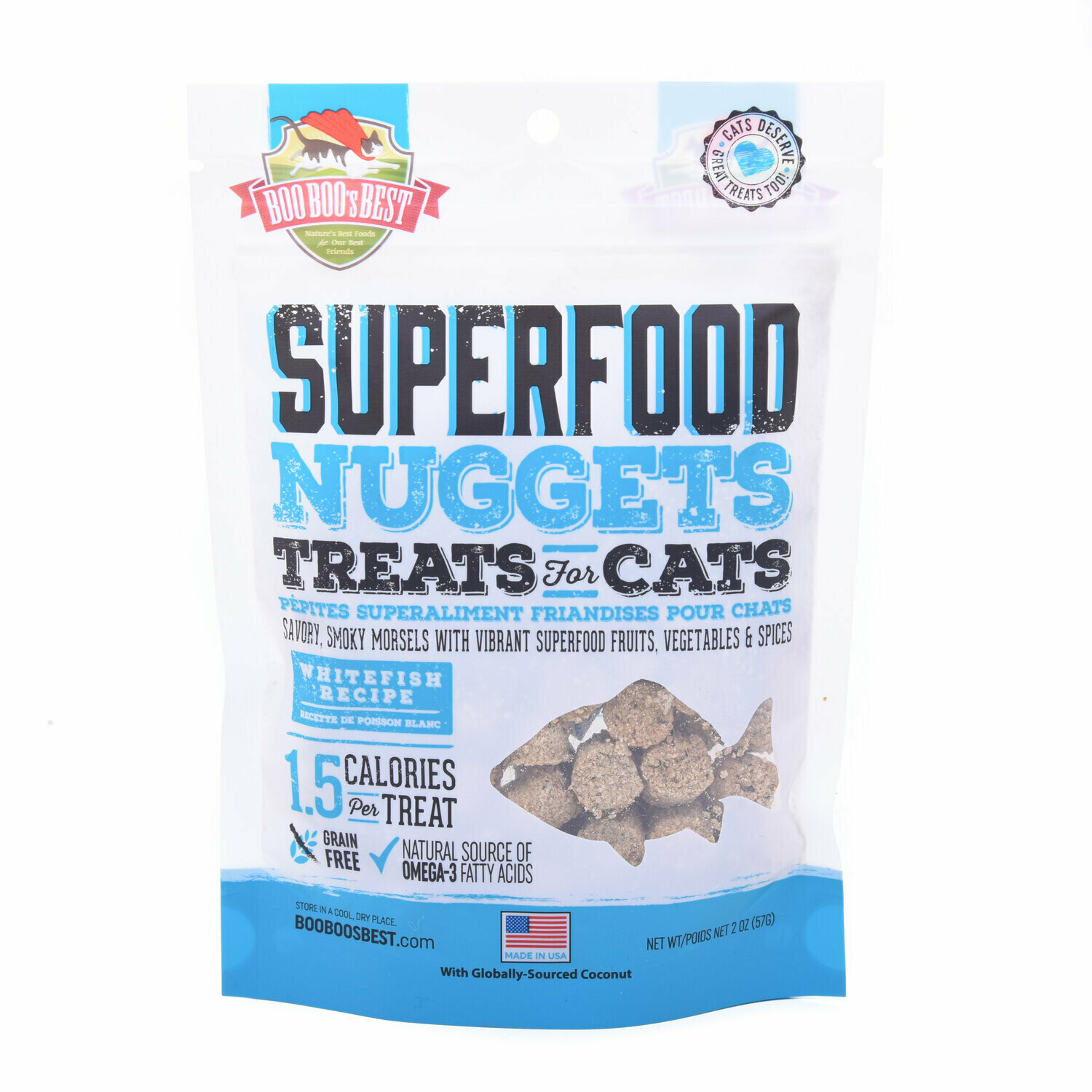 Whitefish Superfood Nuggets Cat Treats