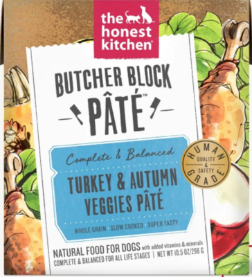 Turkey &amp; Autumn Veggie Pate Butcher Block - The Honest Kitchen