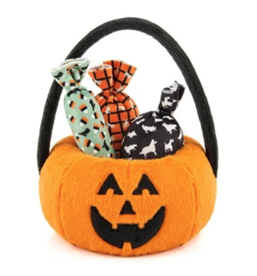 Pumpkin Basket &amp; 3 Twist Candy Toy - ZP