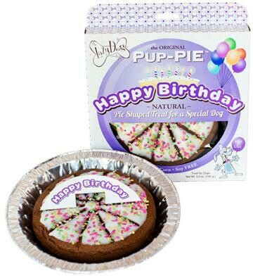 Happy Birthday Pup Pie - Purple 