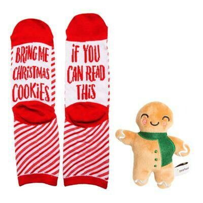 Sock & Ginger Bread Man Toy - Gift Set