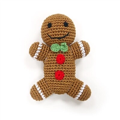 Organic Crochet Gingerbread Man