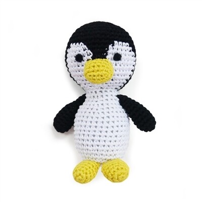 Organic Crochet Penguin Toy