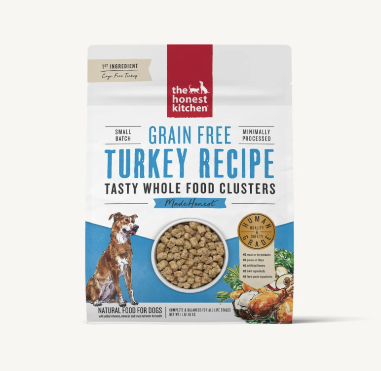 Turkey Grain Free Clusters - The Honest Kitchen 