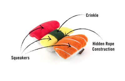 Sushi Rope Toy - P.L.A.Y.