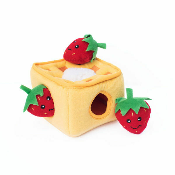 Waffles with Strawberries - Hide & Seek Toy