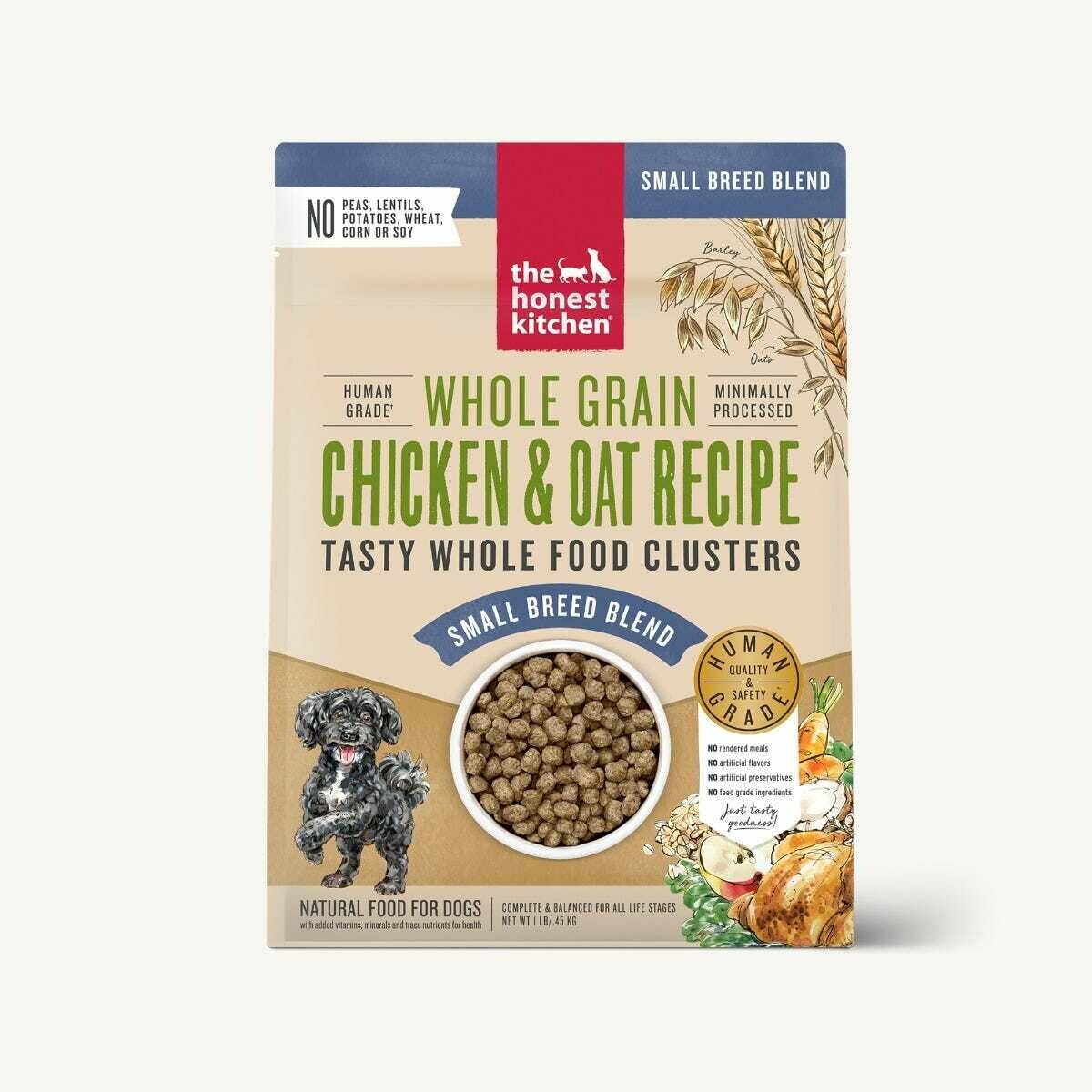 Small Breed Chicken & Oat Clusters-Honest Kitchen
