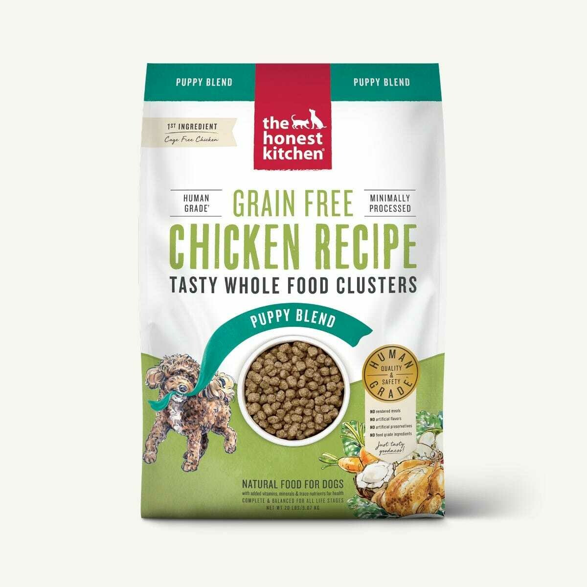 Puppy Grain Free Chicken Clusters - Honest Kitchen