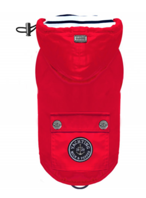 Luxury Red Raincoat