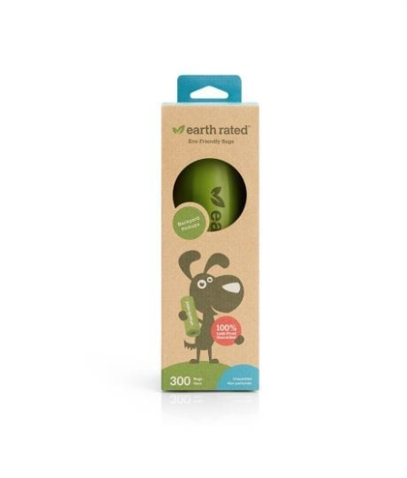 Earth Rated Poop Bags ( 8x13 ) - 300 Bag Roll, Type: Unscented