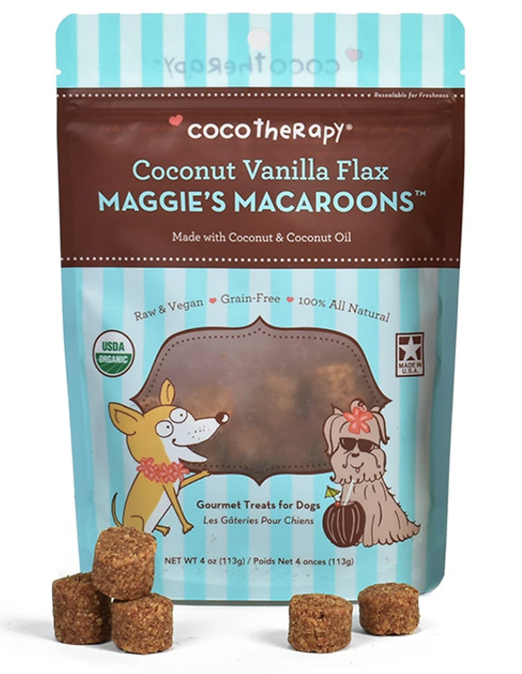 Coconut Vanilla Flax Macaroons - Cocotherapy