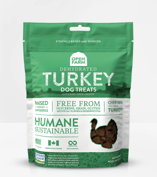 Dehydrated Turkey Treats - Open Farm