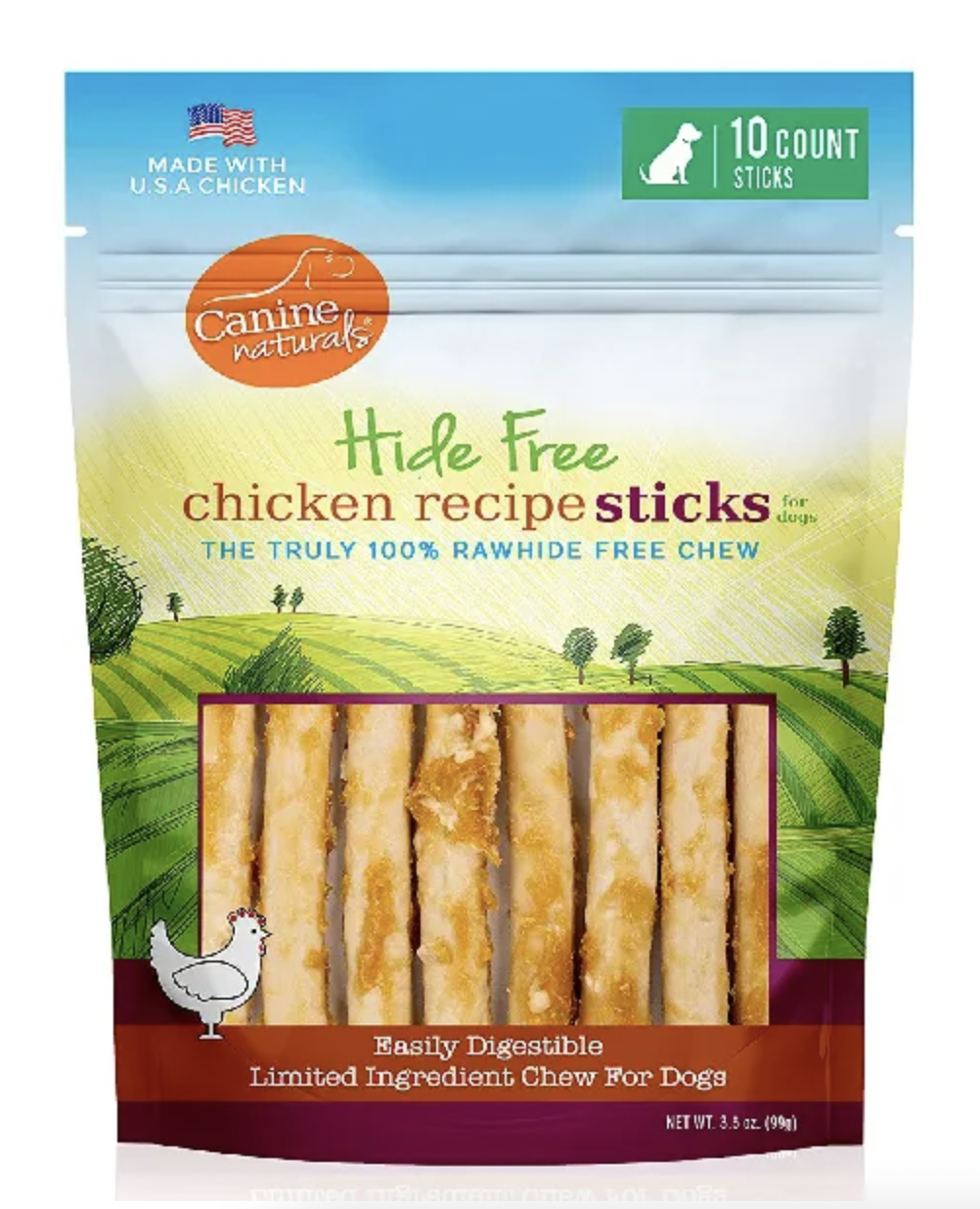 Hide Free Chicken Chew - Sticks ( 10 Pack )