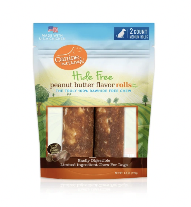 Hide Free Peanut Butter Chew - Medium ( 2 Pack )