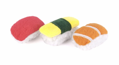 Sushi Cat Toy - 3 Piece - P.L.A.Y. 
