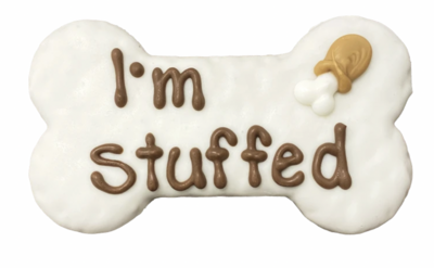 I'm Stuffed Bone Cookie