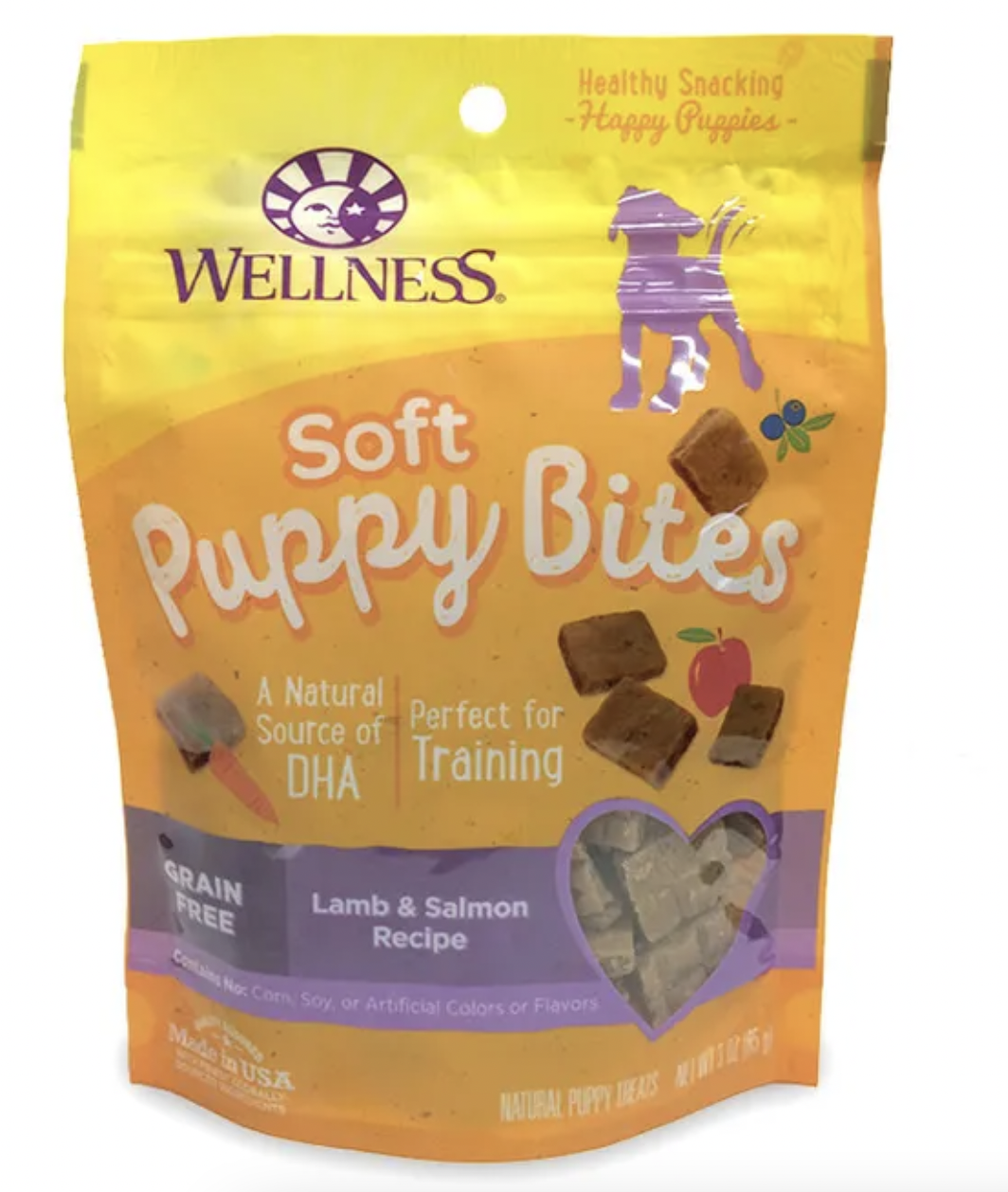 Lamb & Salmon Puppy Soft Bites 8 oz - Wellness