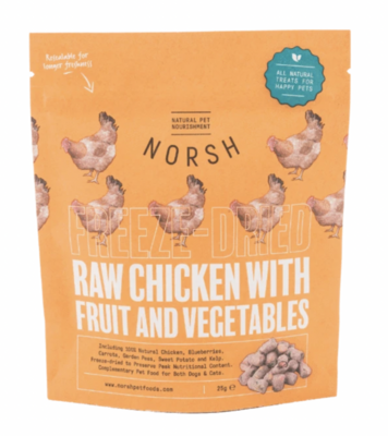 Freeze Dried Raw Chicken w/ Fruit & Vegetables