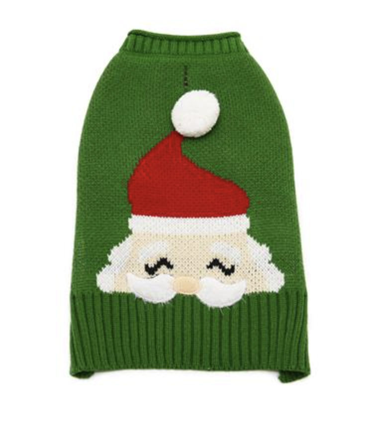Green Santa Sweater