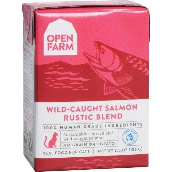 Wild-Caught Salmon Rustic Blend Cat Food - Open Farm