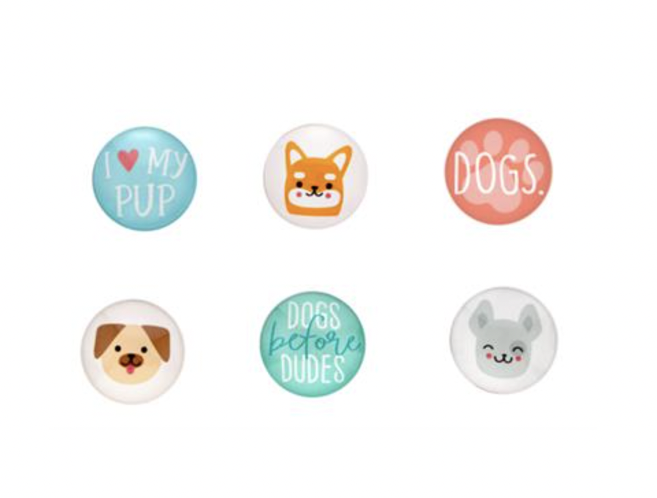 Doggy Glass Magnets