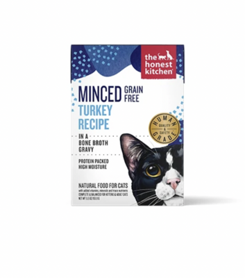 Minced GF Turkey Recipe Cat Food - Honest Kitchen