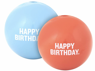 Happy Birthday Ball Treat Dispenser - Orbee Tuff