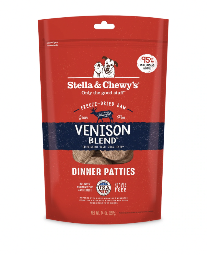 Venison Blend Dinner Patties - Stella &amp; Chewy