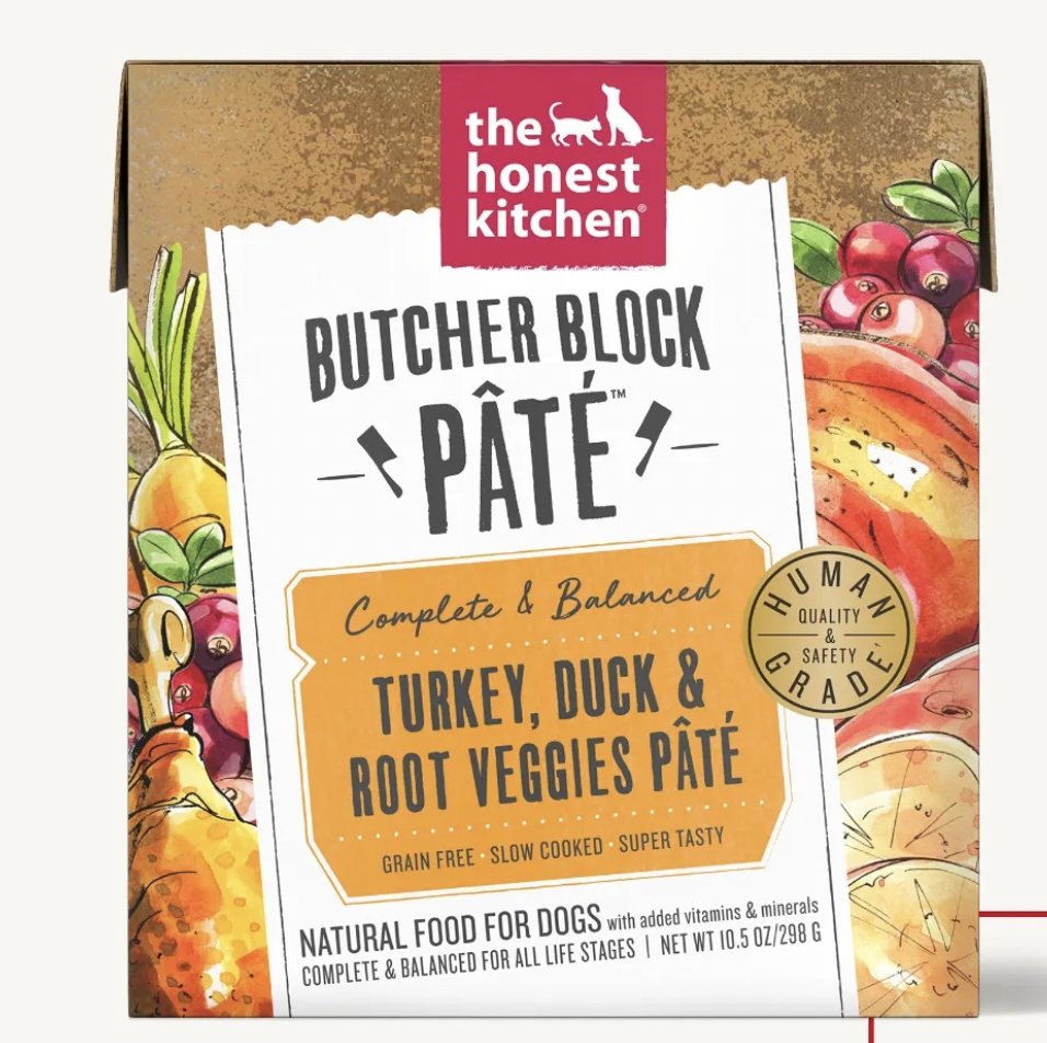 Turkey, Duck & Root Veggies Pate Butcher Block - Honest Kitchen