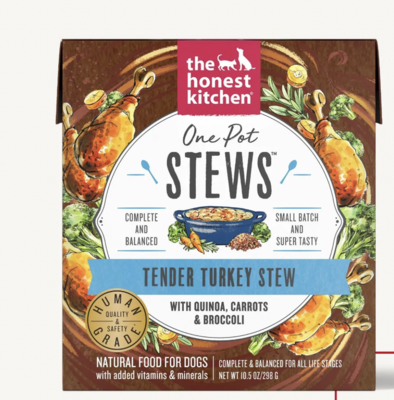One Pot Stew - Tender Turkey Stew - The Honest Kitchen
