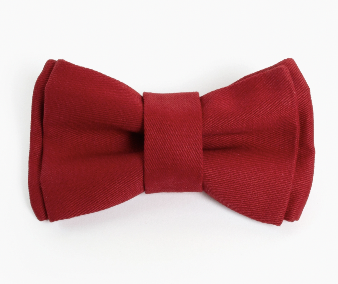 Cranberry Red Bow Tie