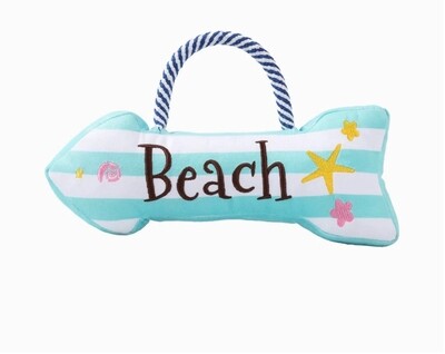 Beach Sign Rope Toy