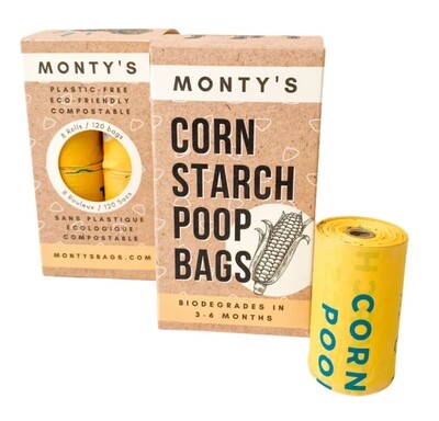 Monty’s Corn Starch Poop Bags