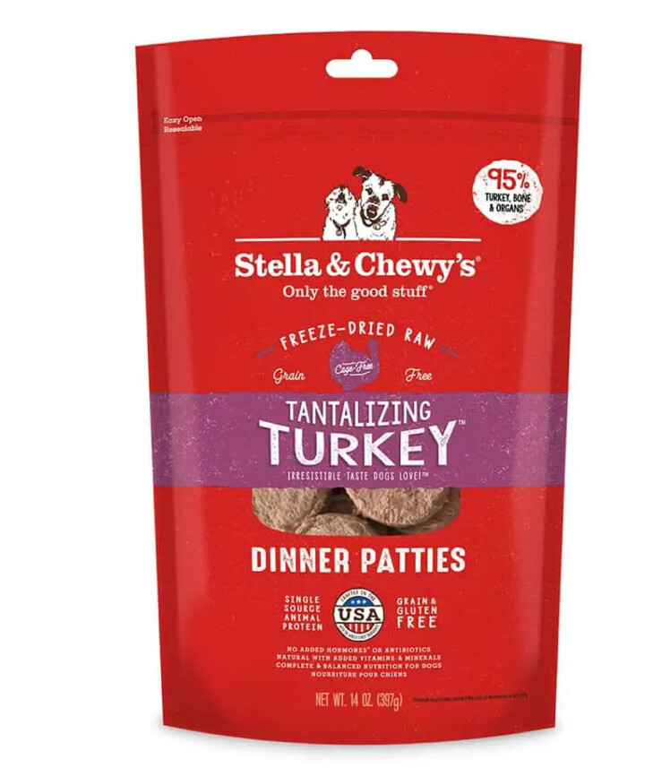 Tantalizing Turkey Dinner Patties - Stella & Chewy
