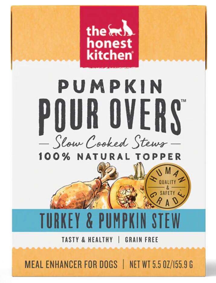 Pumpkin Pour Overs - Turkey & Pumpkin Stew - The Honest Kitchen