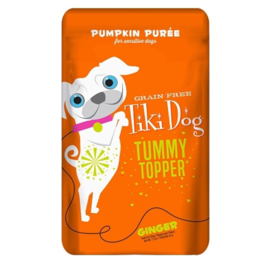 Pumpkin Tummy Topper - Tiki Dog
