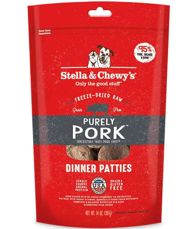 Purely Pork Dinner Patties - Stella & Chewy