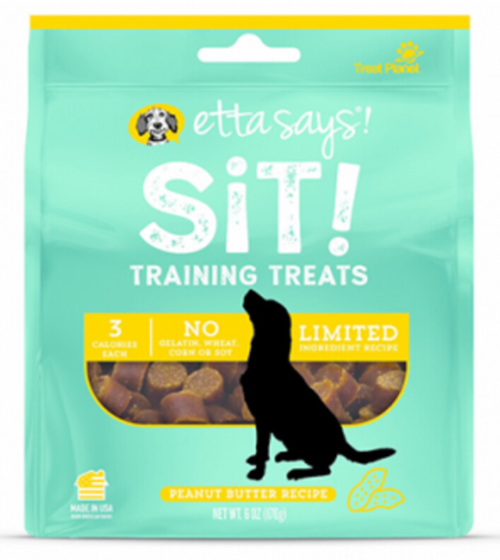 Sit! Peanut Butter Training Treats - Etta Says