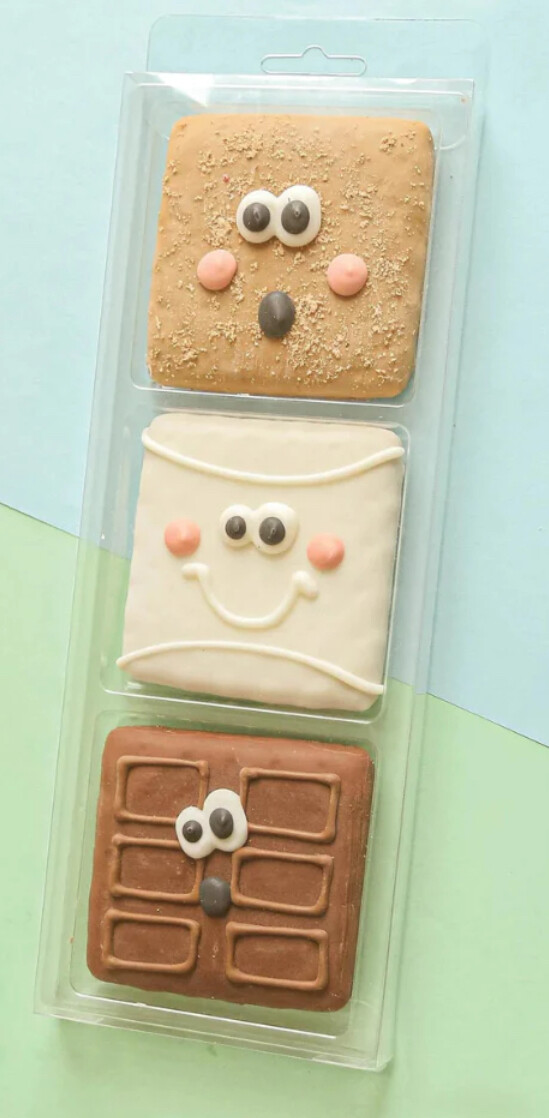 Three Piece S’more Squares Cookie