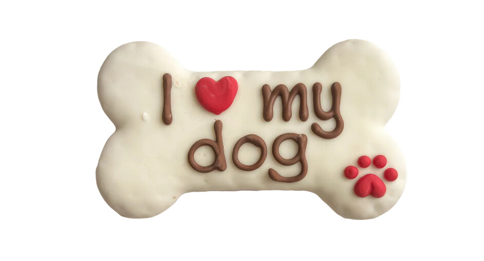 I Heart My Dog Cookie 