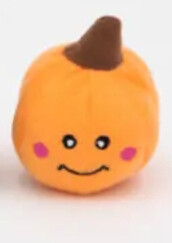 Mini Orange Smiling Pumpkin Toy
